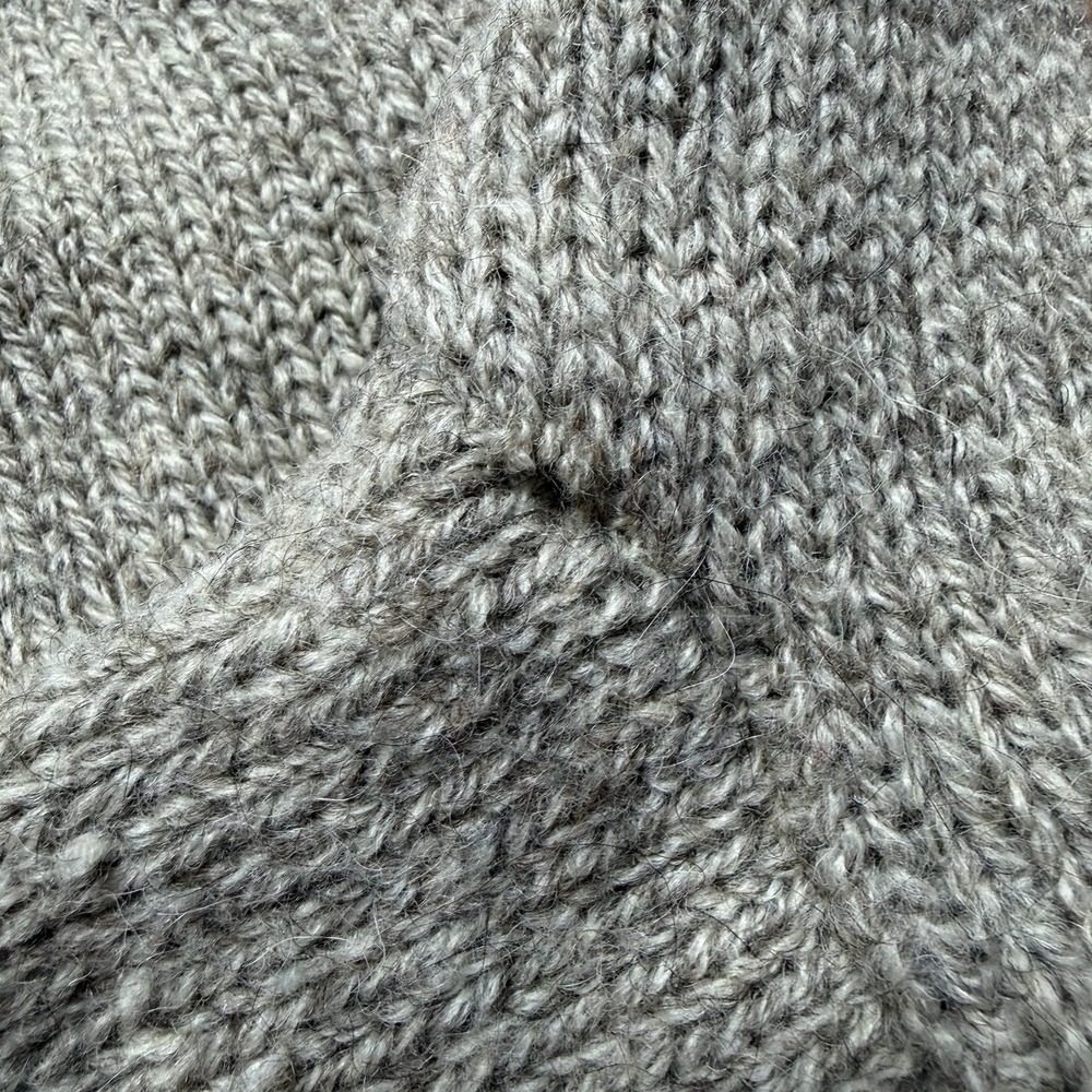 Vintage Abercrombie Fitch Cable Knit Shetland Wool Crewneck Sweater Sz M / L - Picture 14 of 15